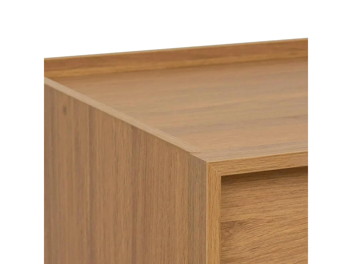 Commode 6 Tiroirs "Framy" 127cm Marron