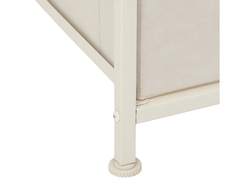 Meuble de Rangement 4 Tiroirs "Tissa" 77cm Beige