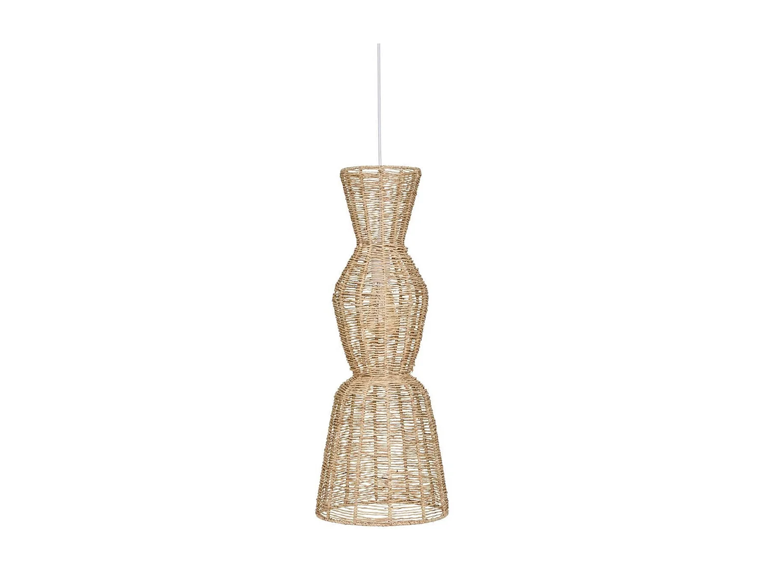 Lampe Suspension en Jute "Titus" 68cm Naturel
