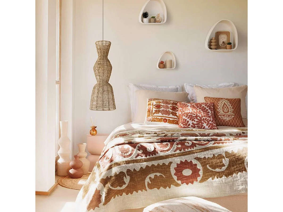 Lampe Suspension en Jute "Titus" 68cm Naturel