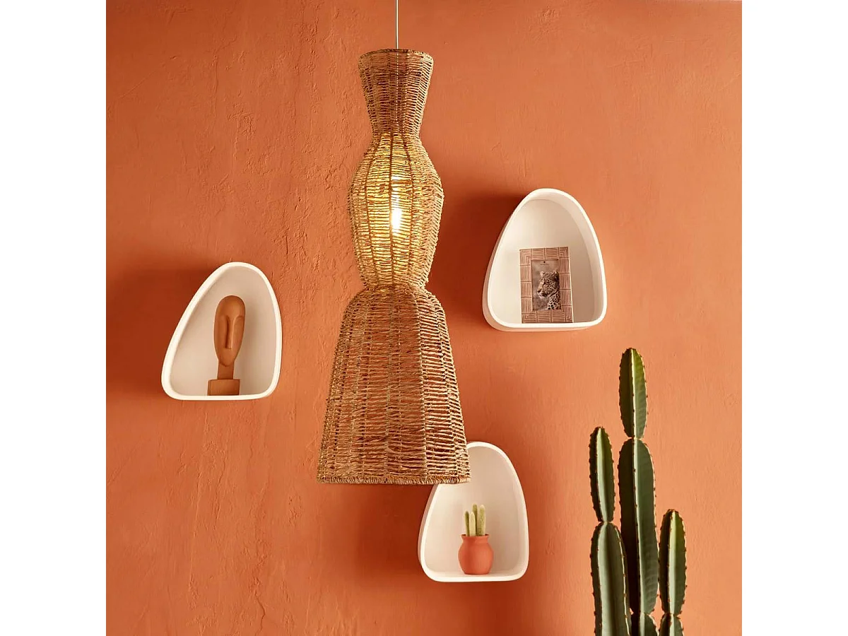 Lampe Suspension en Jute "Titus" 68cm Naturel
