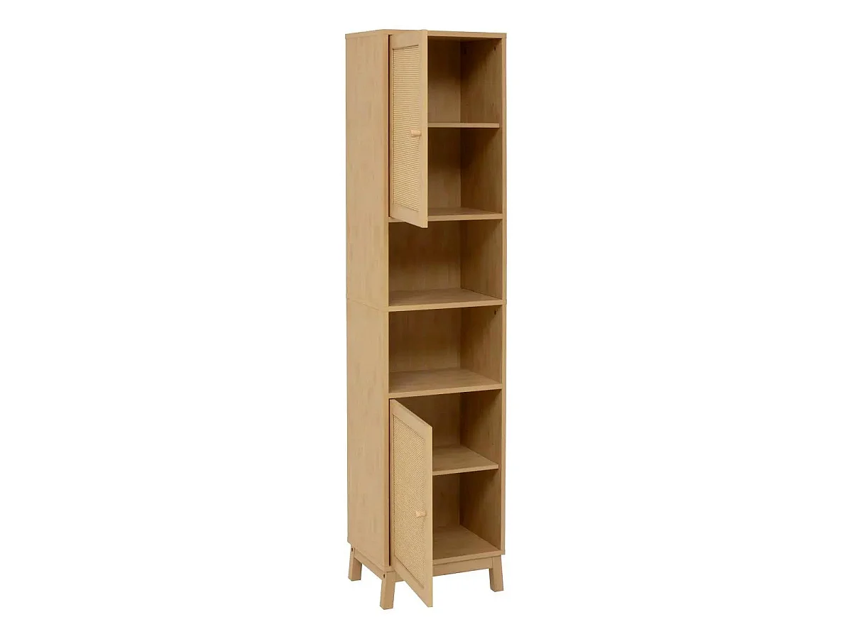 Colonne de Salle de Bain "Cane" 168cm Naturel