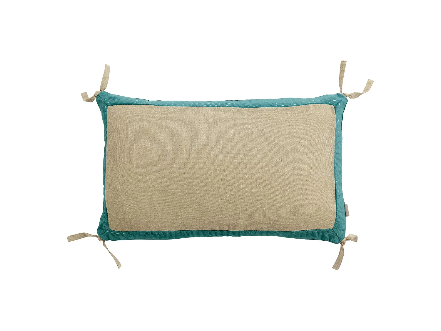 Kussen Elise Chambray Grijsgroen 30 x 50 cm