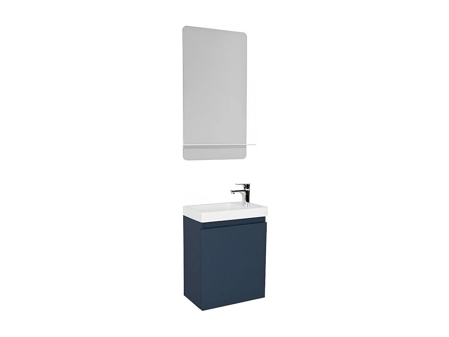 Meuble lave-mains + miroir + robinet LISA