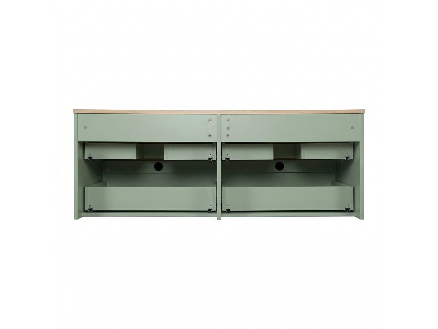 Sorrento dubbele wastafelmeubel van 120 cm + kraan + spiegel