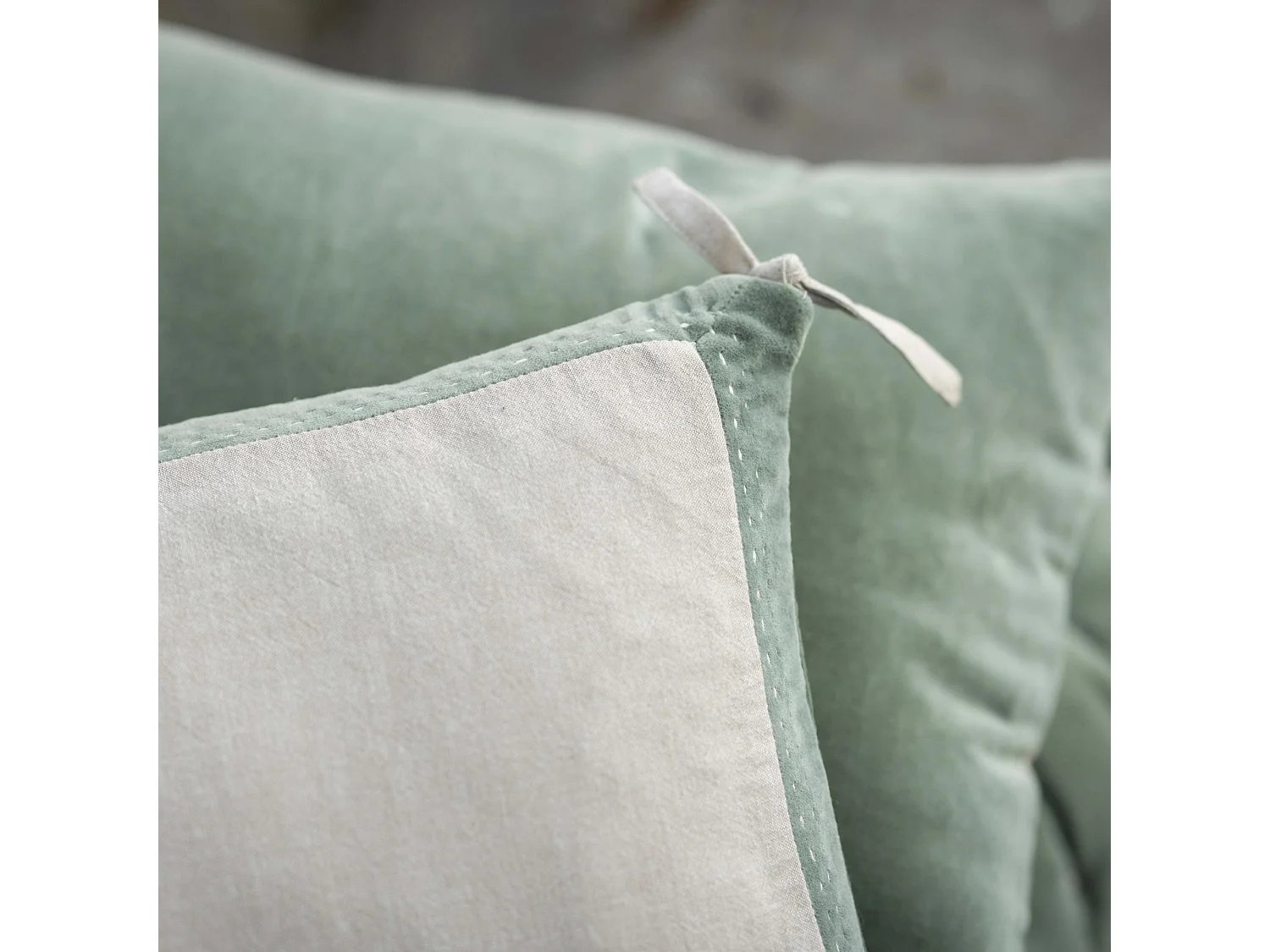 Kussen Elise Chambray Verbena 30 x 50 cm