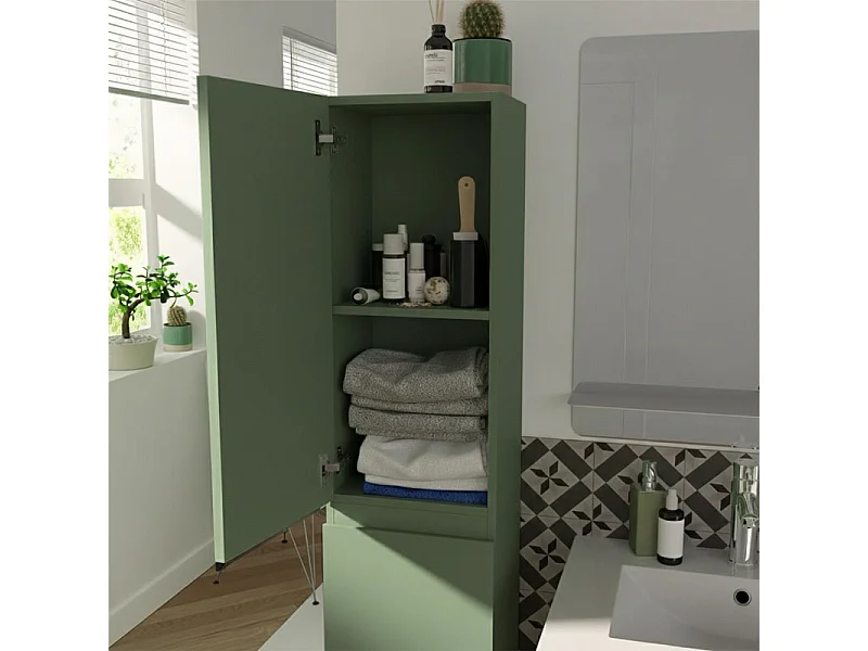 Ensemble meuble simple vasque SORRENTO 80cm