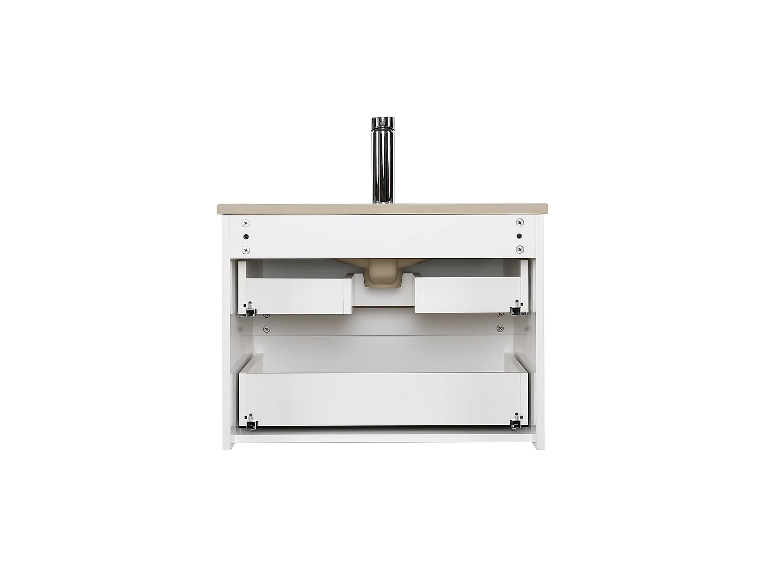 Mobile semplice + rubinetto + specchio + colonna SORRENTO