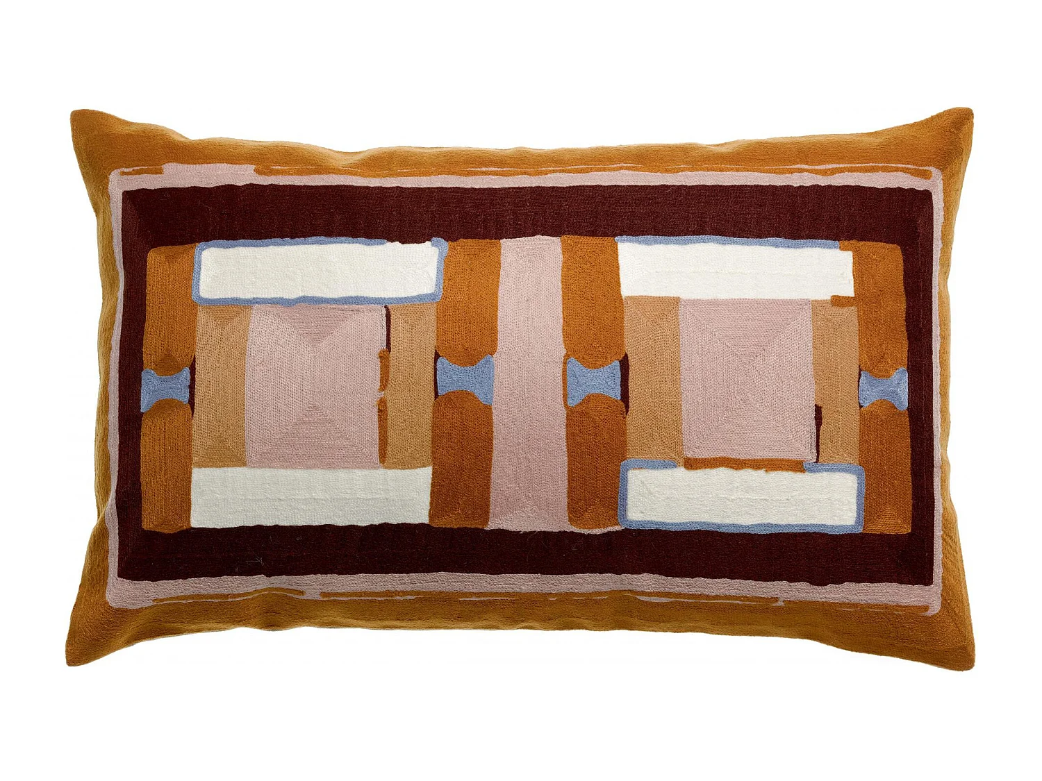 Taho bedrukte kussen Koper 40 x 65 cm