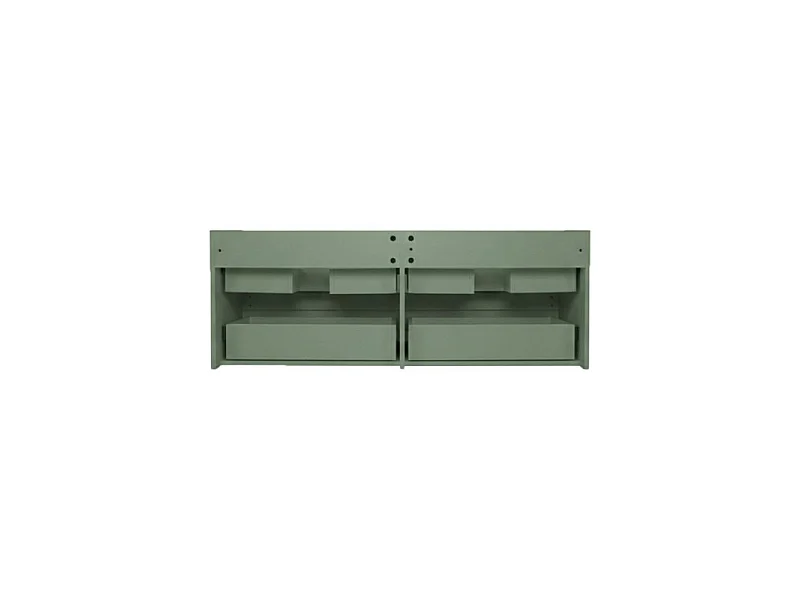 SORRENTO 120 cm dubbele wastafelmeubel met keramisch blad