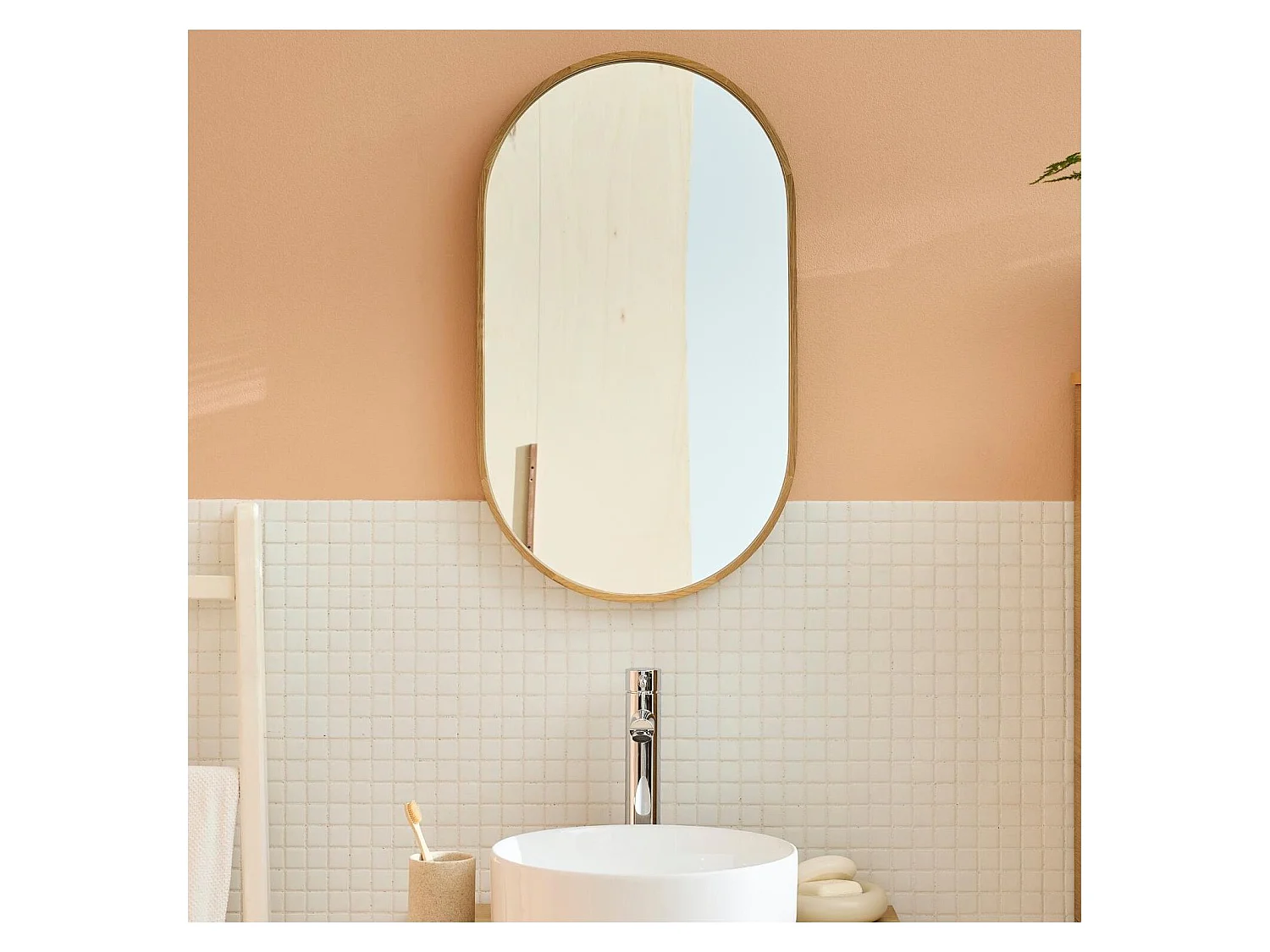 Espejo ovalado 40x70cm PEPPER