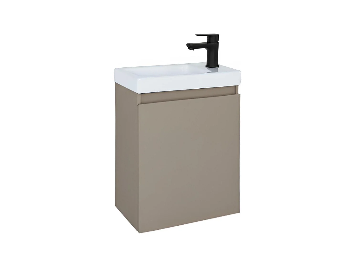 Meuble lave-mains LISA + robinet noir