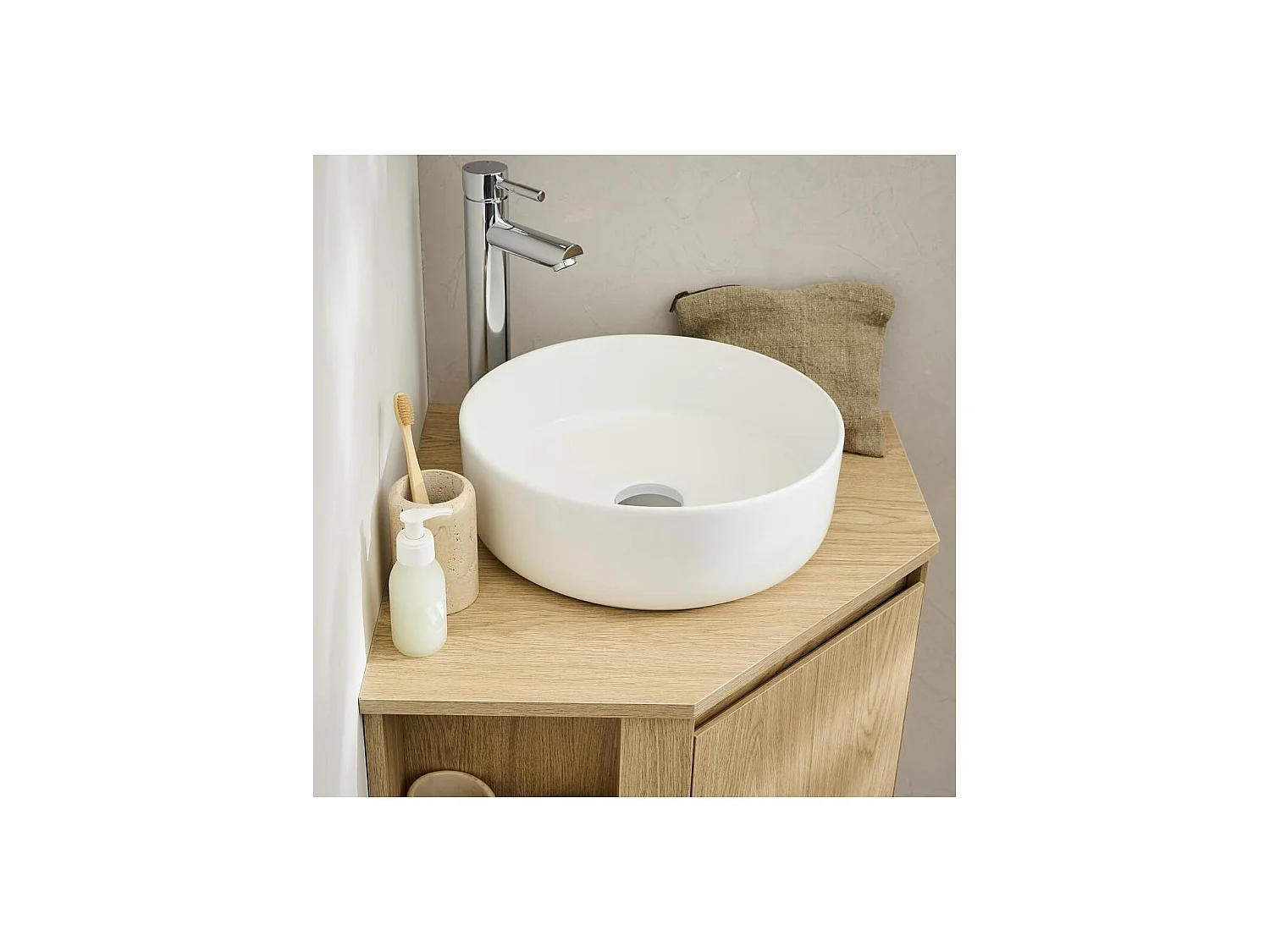 Mueble de lavabo de esquina SORRENTO