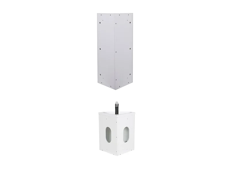 Lavabo rinconero SKINO + lavabo + armario con espejo