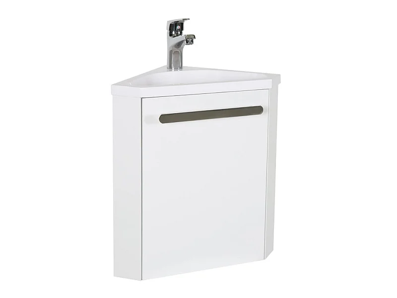 Meuble lave-mains d'angle suspendu SKINO