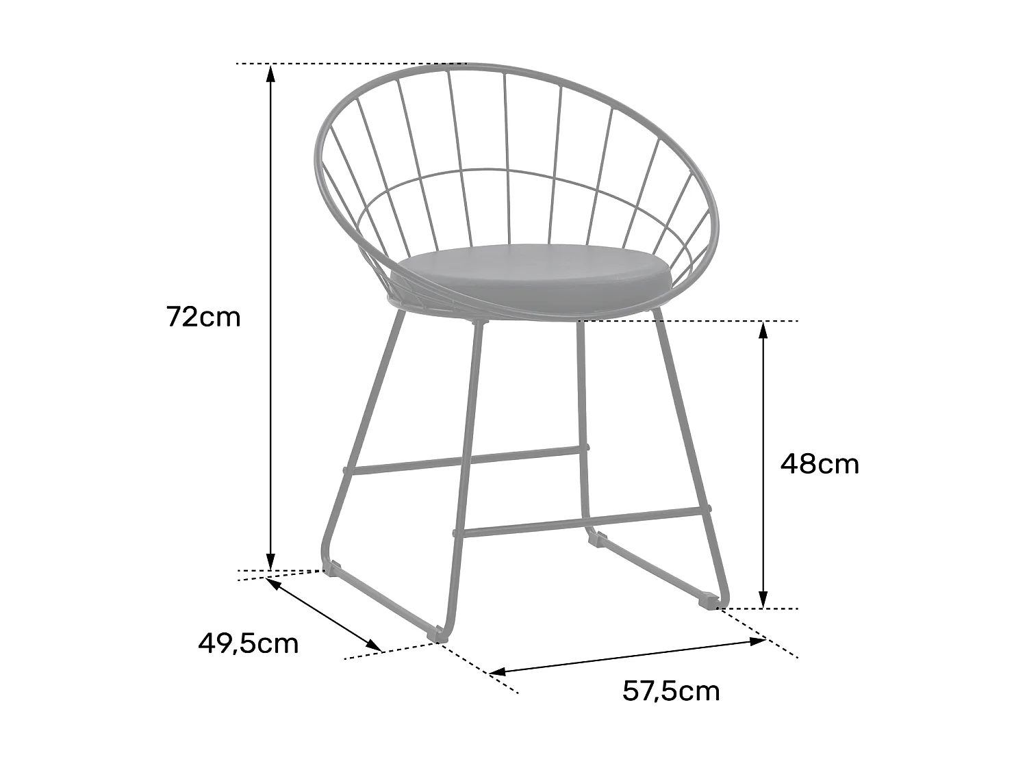 Sedia da ufficio - HAPPY GARDEN
