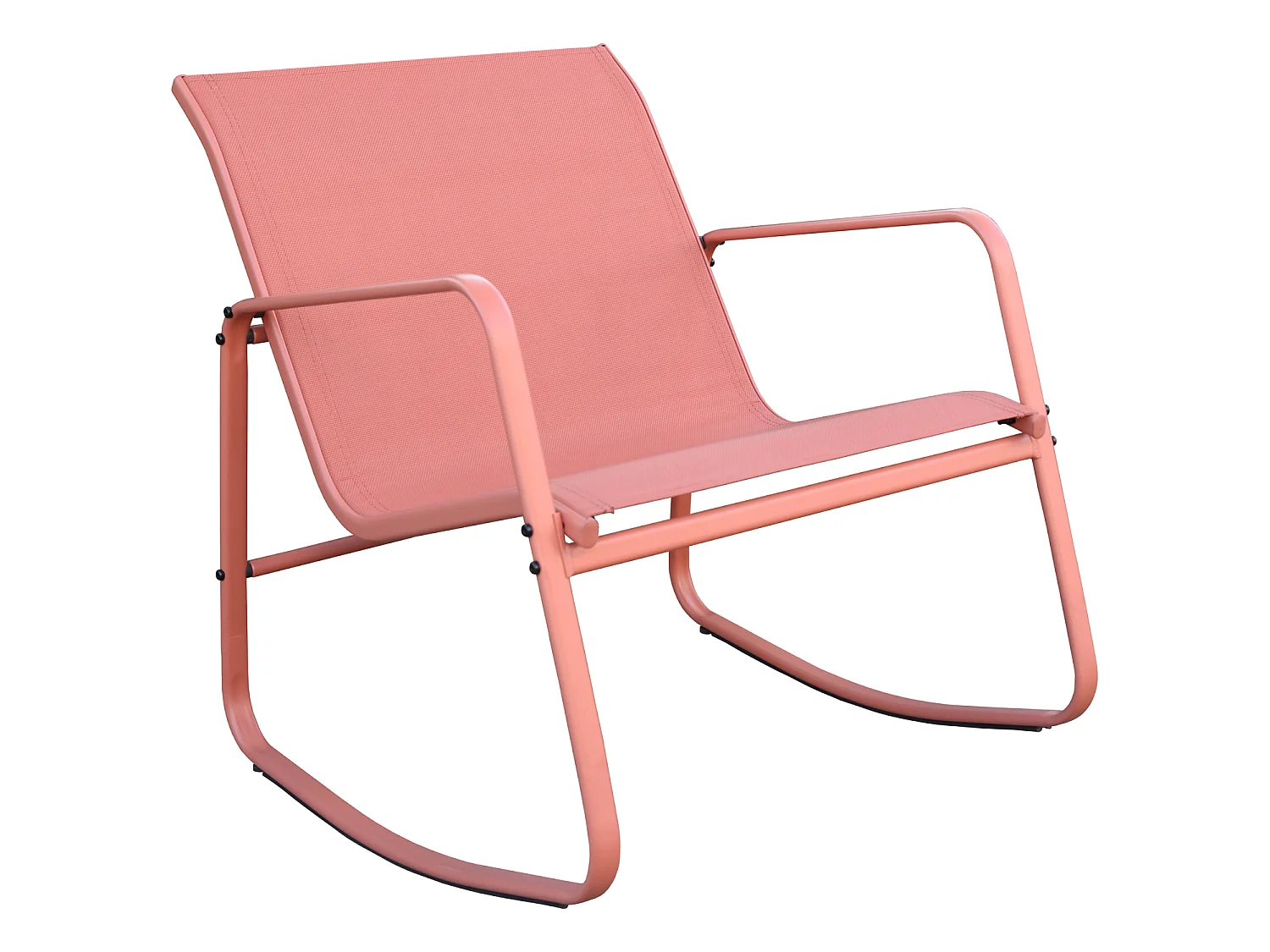 2-zits textilene schommelstoel in terracotta TENERIFE