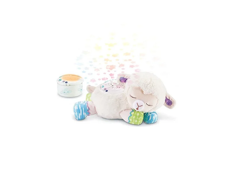 Veilleuse peluche VTech Manon 3-en-1 - Mouton avec projection et sons