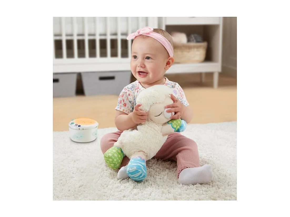 Veilleuse peluche VTech Manon 3-en-1 - Mouton avec projection et sons