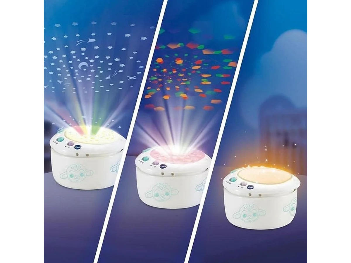 Veilleuse peluche VTech Manon 3-en-1 - Mouton avec projection et sons