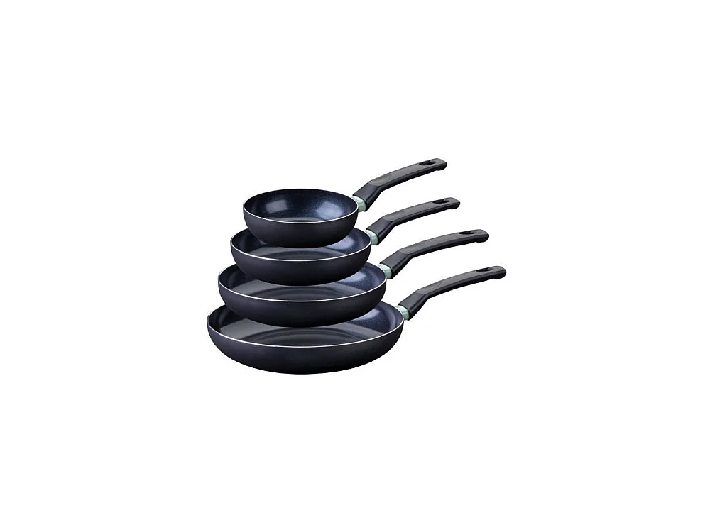 FACKELMANN Brandao - Lot de 4 poêles céramique antiadhésive (16/20/24/28 cm)