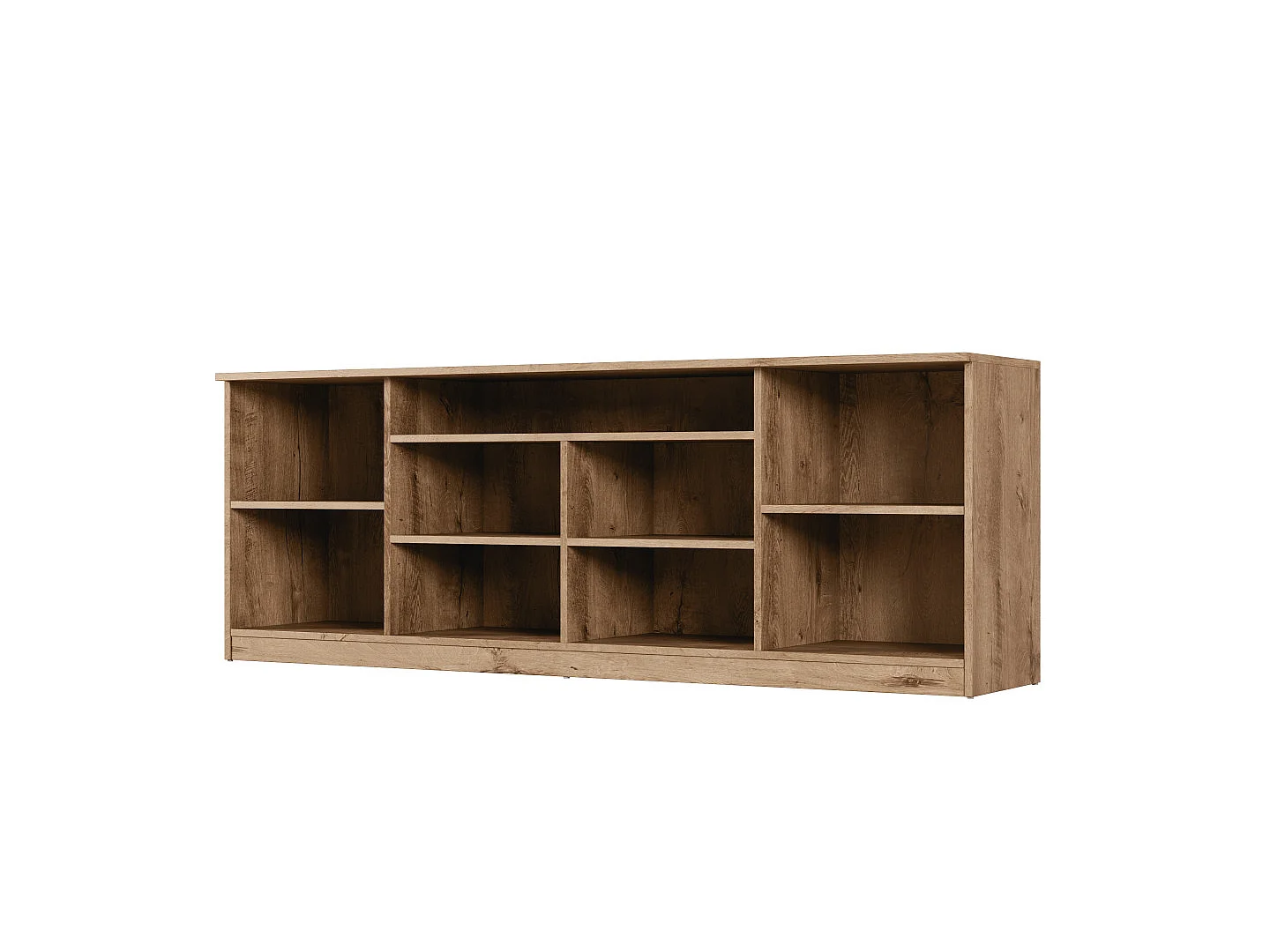 Commode moderne 200 cm avec système push-to-open, grande armoire de rangement pour salon