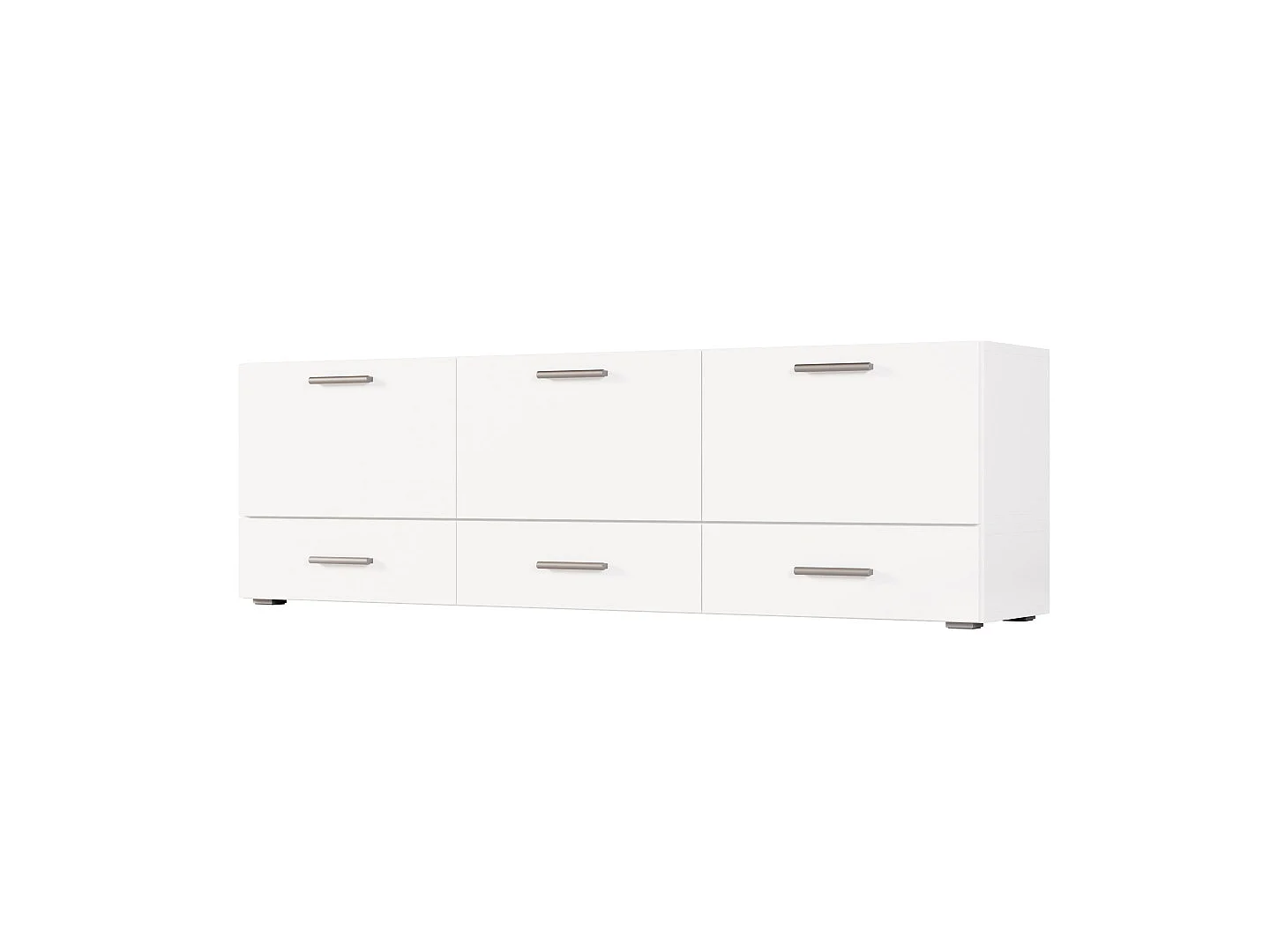 Commode modulable Multi-Smart 180–240 cm, sur pied ou suspendue, tiroirs et étagères, spacieuse et moderne