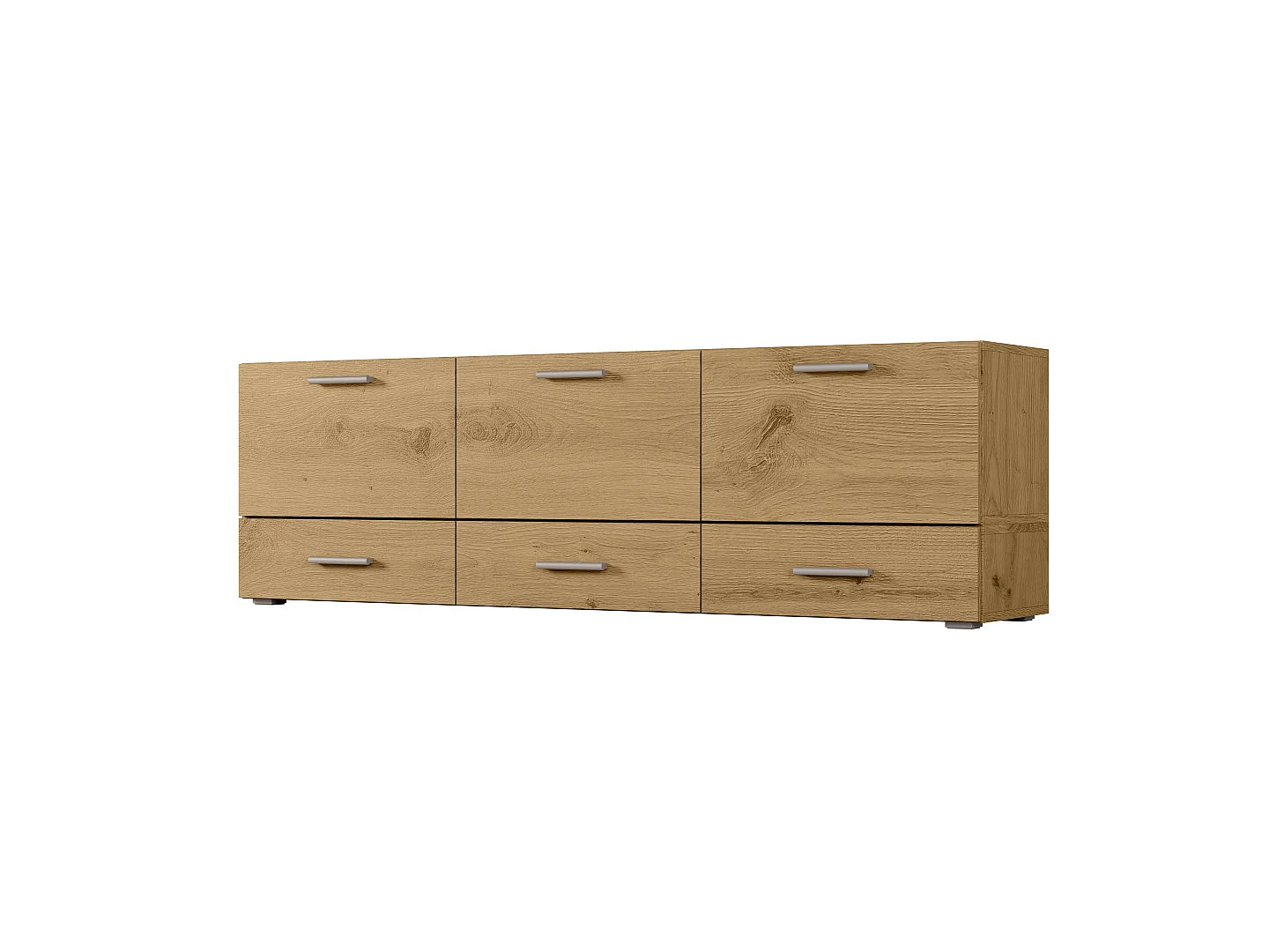 Commode modulable Multi-Smart 180–240 cm, sur pied ou suspendue, tiroirs et étagères, spacieuse et moderne