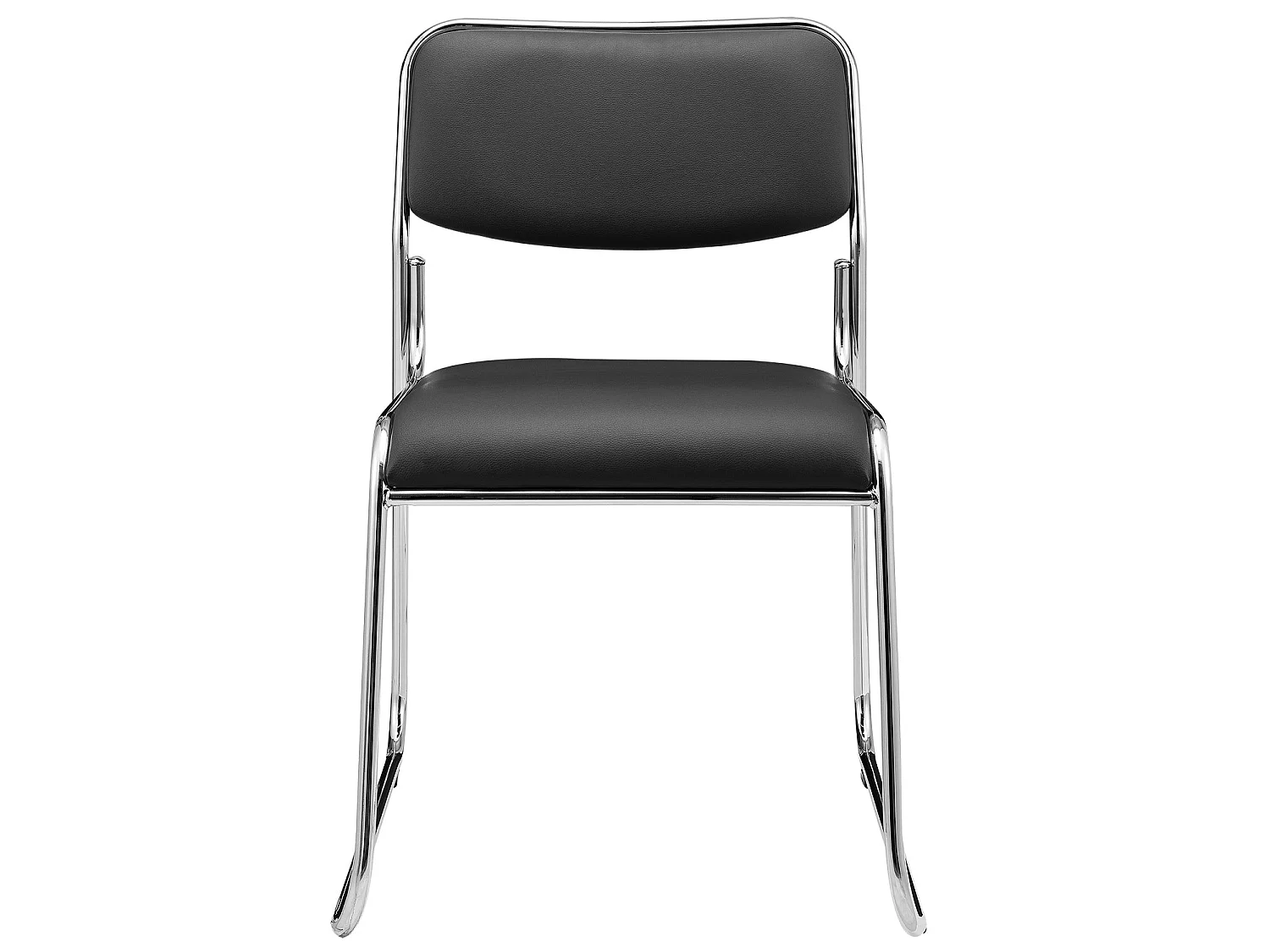 Lot de 4 chaises noire 77 x 55 x 51 cm 03_0002797