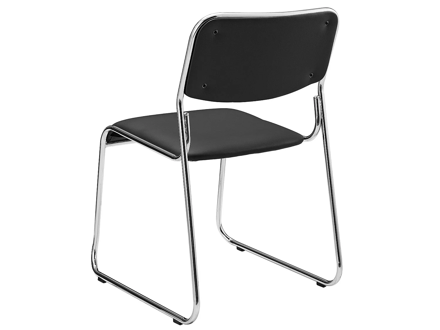 Lot de 4 chaises noire 77 x 55 x 51 cm 03_0002797