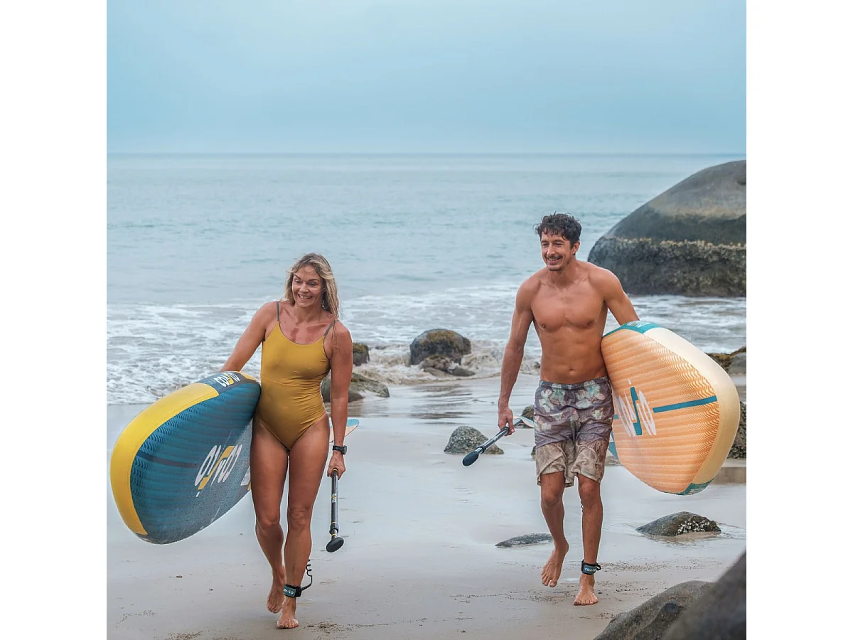 Coasto Flip 11'5 – SUP Gonfiabile - Pagaia Ibrida in Carbonio - 347x81x15 cm - 150 kg - Attrezzatura Completa - Comfort e Scorrevolezza