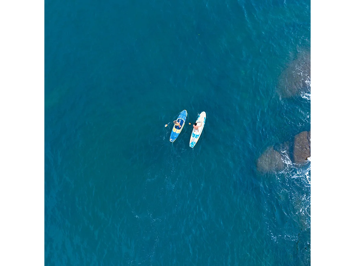 Coasto Flip 11'5 – SUP Gonfiabile - Pagaia Ibrida in Carbonio - 347x81x15 cm - 150 kg - Attrezzatura Completa - Comfort e Scorrevolezza