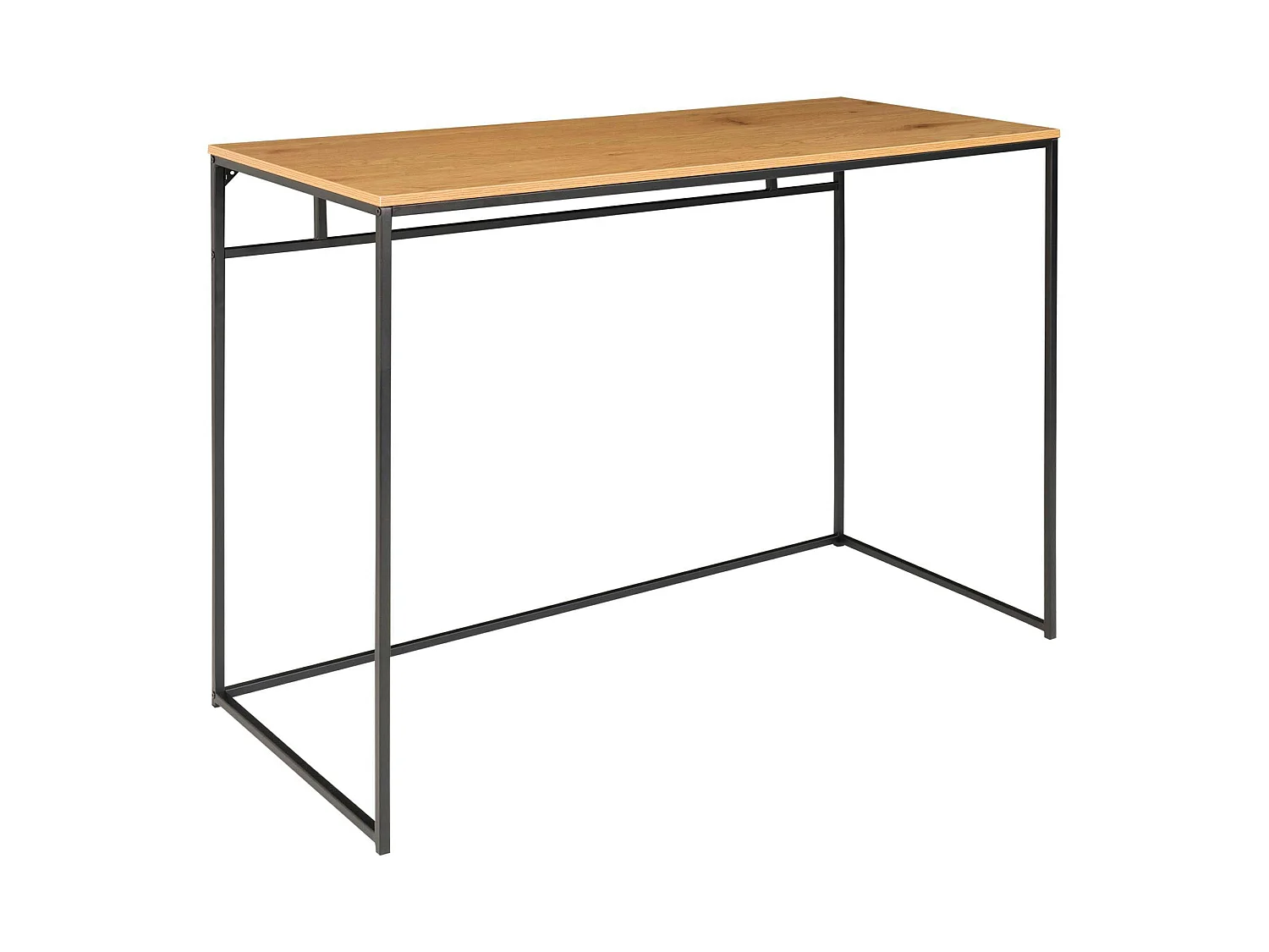 Bureau console design minimaliste effet bois clair TALLINN