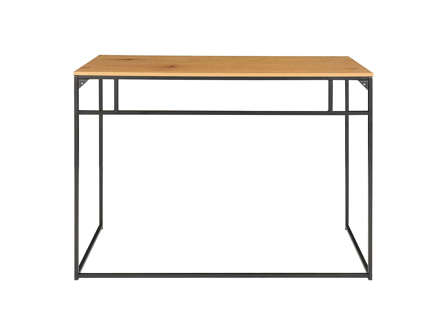 Bureau console design minimaliste effet bois clair TALLINN