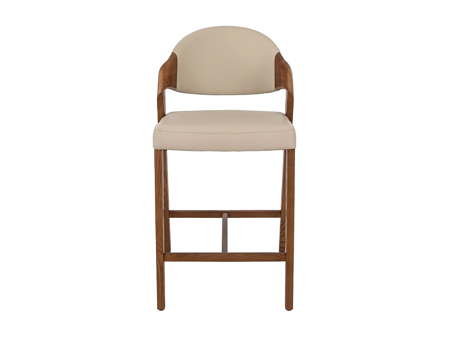 Hocker aus Kunstleder in Nerzfarbe 4225 ANGEL CERDA