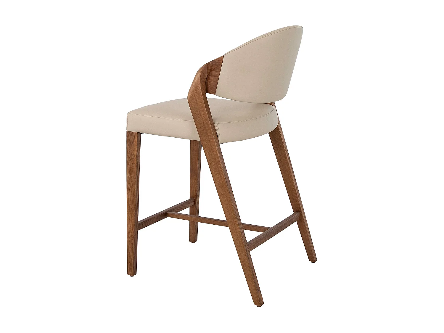 Hocker aus Kunstleder in Nerzfarbe 4225 ANGEL CERDA
