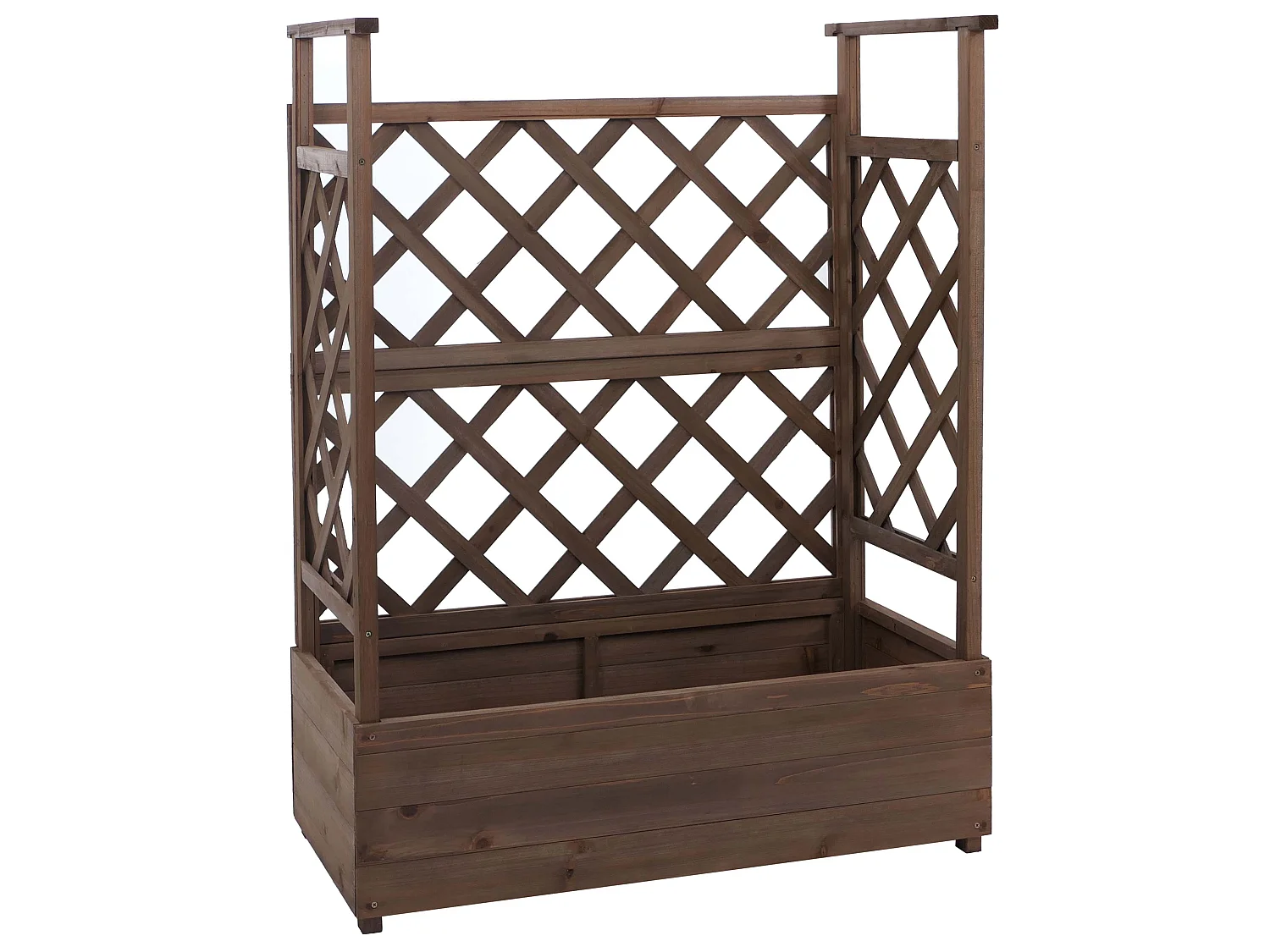 Canteiro elevado MCW-P67,  castanho