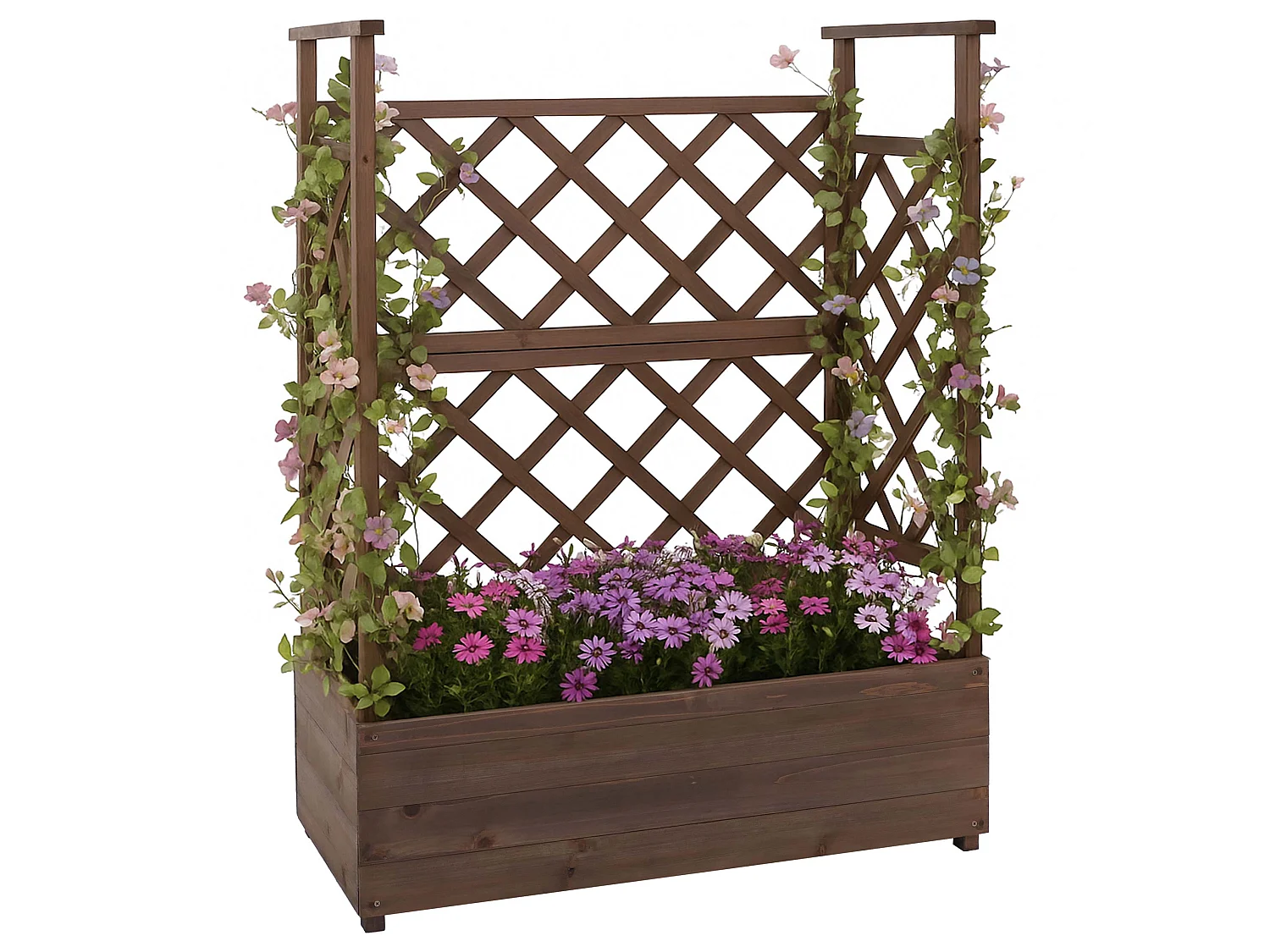 Canteiro elevado MCW-P67,  castanho