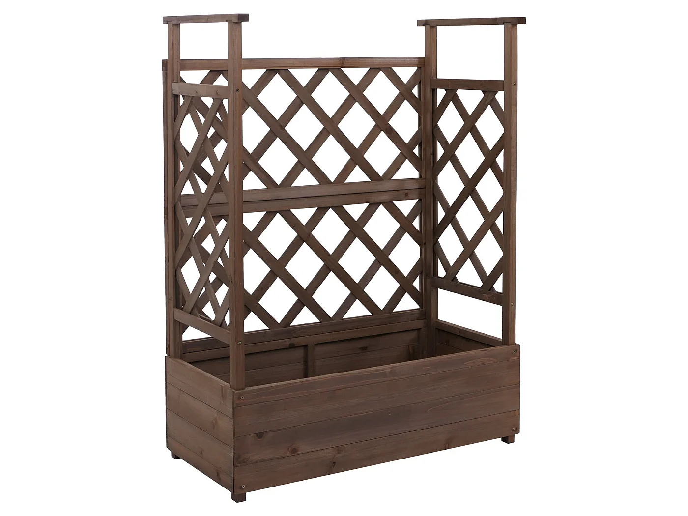 Canteiro elevado MCW-P67,  castanho