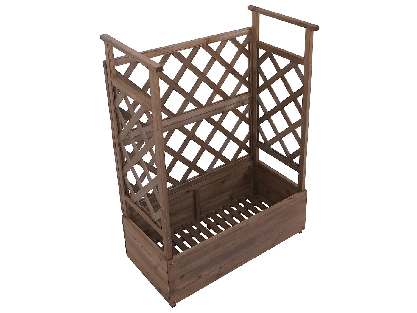 Canteiro elevado MCW-P67,  castanho