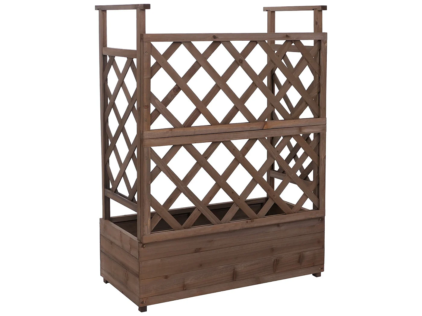 Canteiro elevado MCW-P67,  castanho