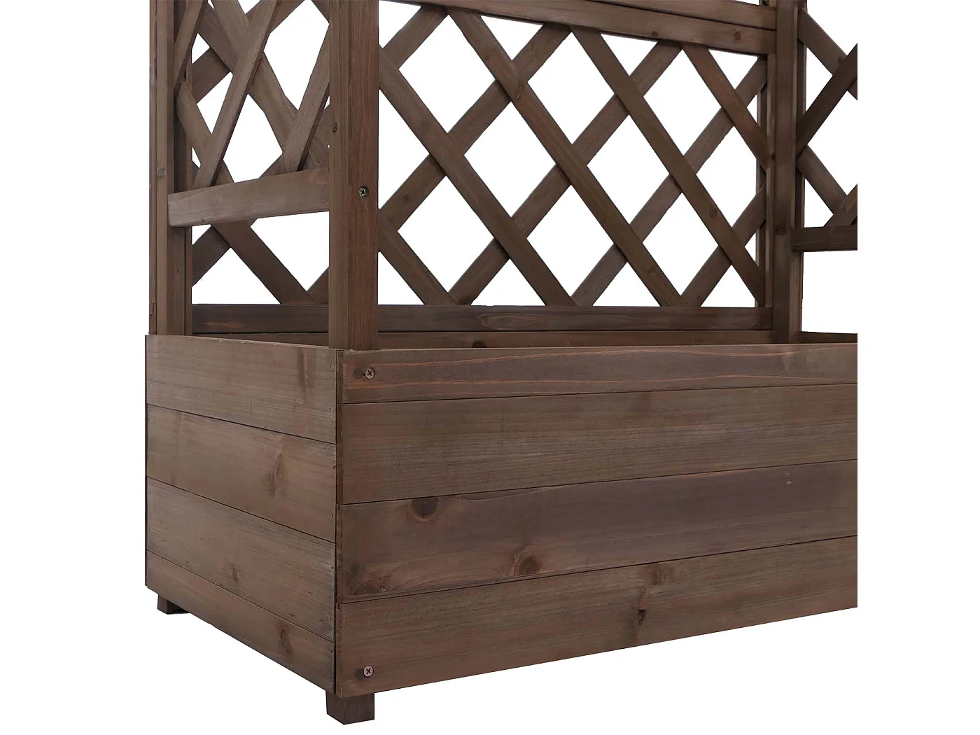 Canteiro elevado MCW-P67,  castanho