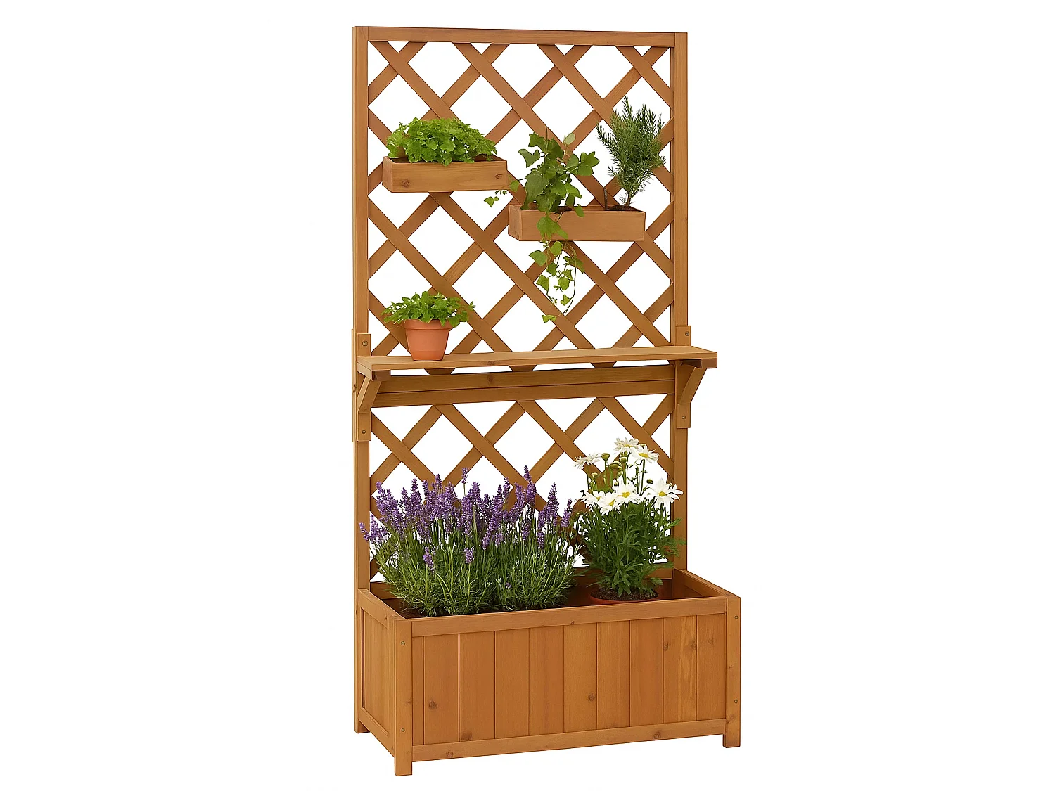 Canteiro elevado MCW-P68,  natural