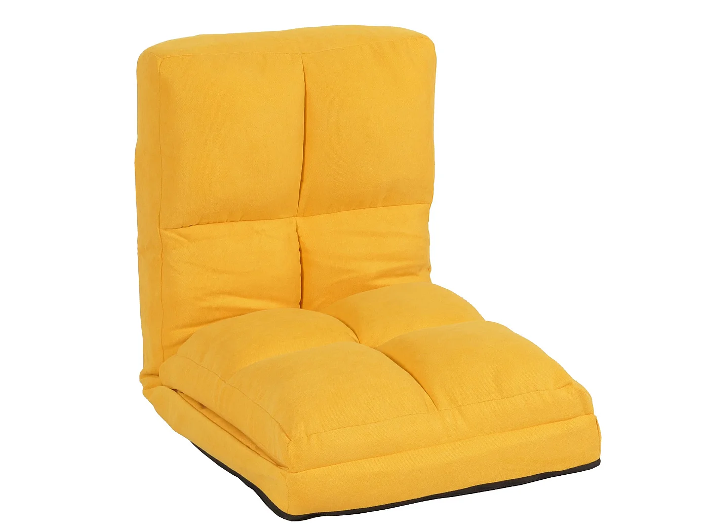 Fauteuil de sol MCW-N45,  jaune