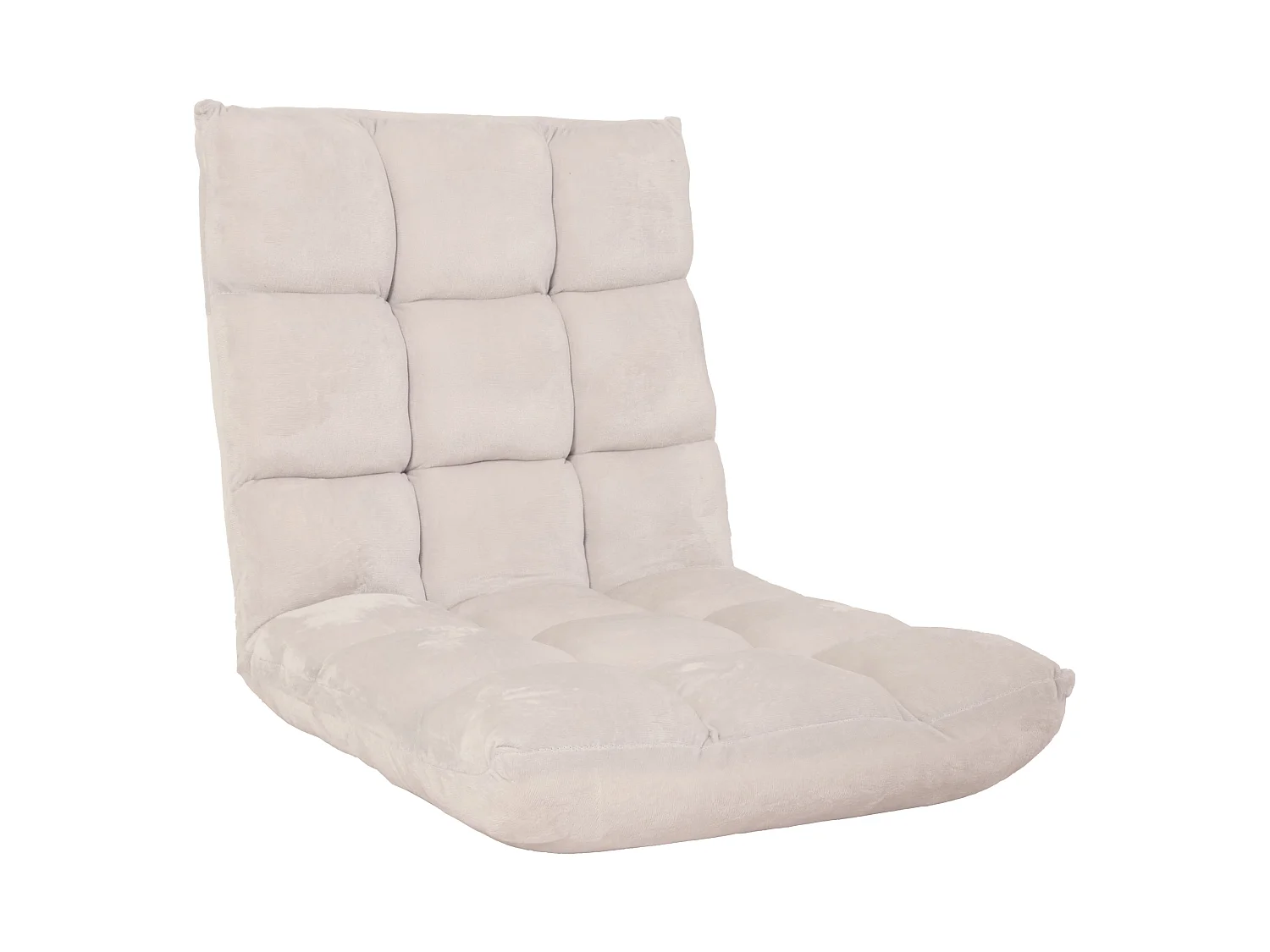 Vloerstoel MCW-N43,  creme-grijs