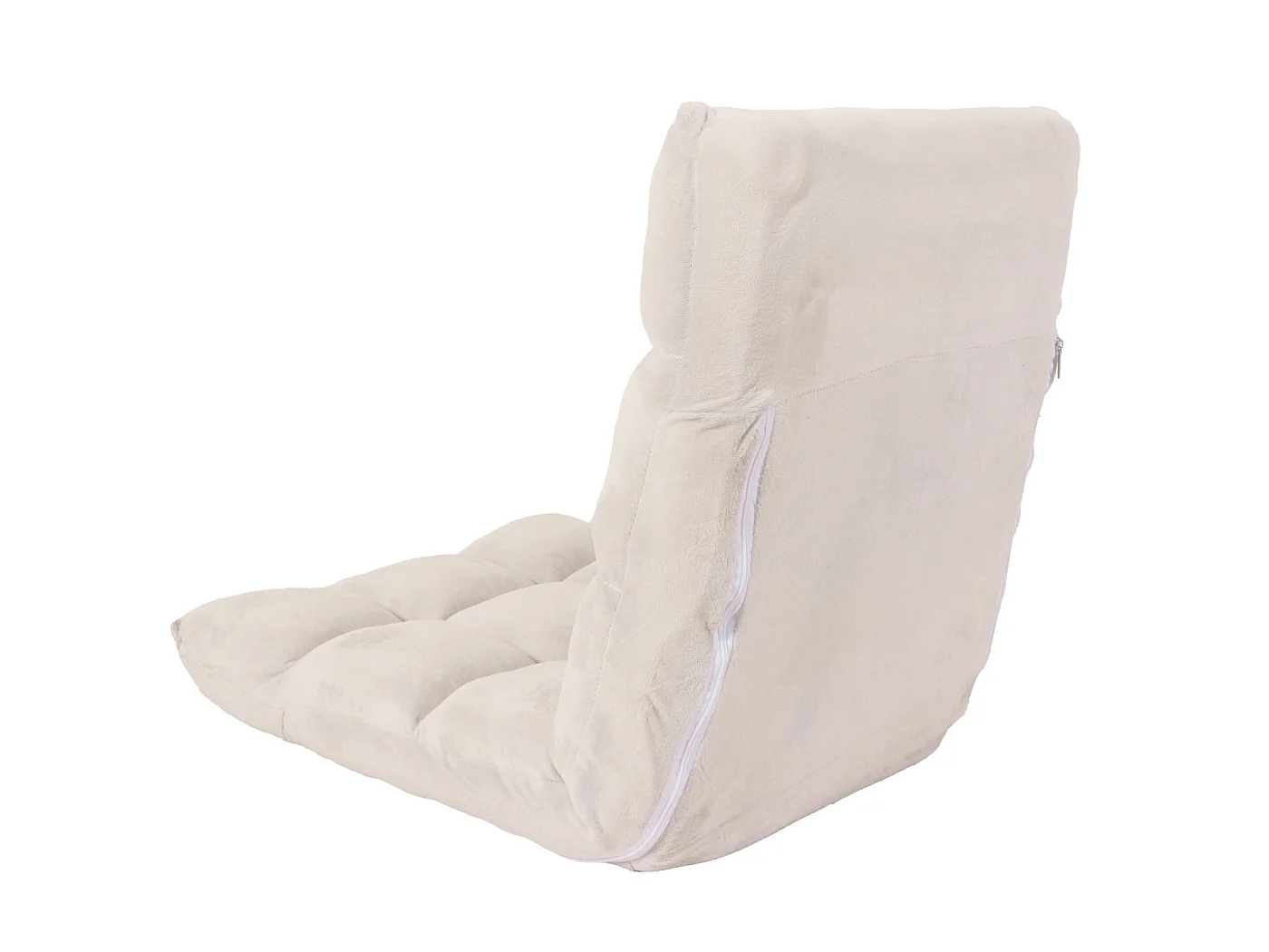 Vloerstoel MCW-N43,  creme-grijs