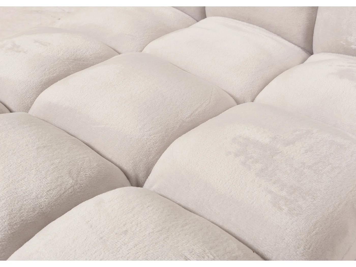 Vloerstoel MCW-N43,  creme-grijs