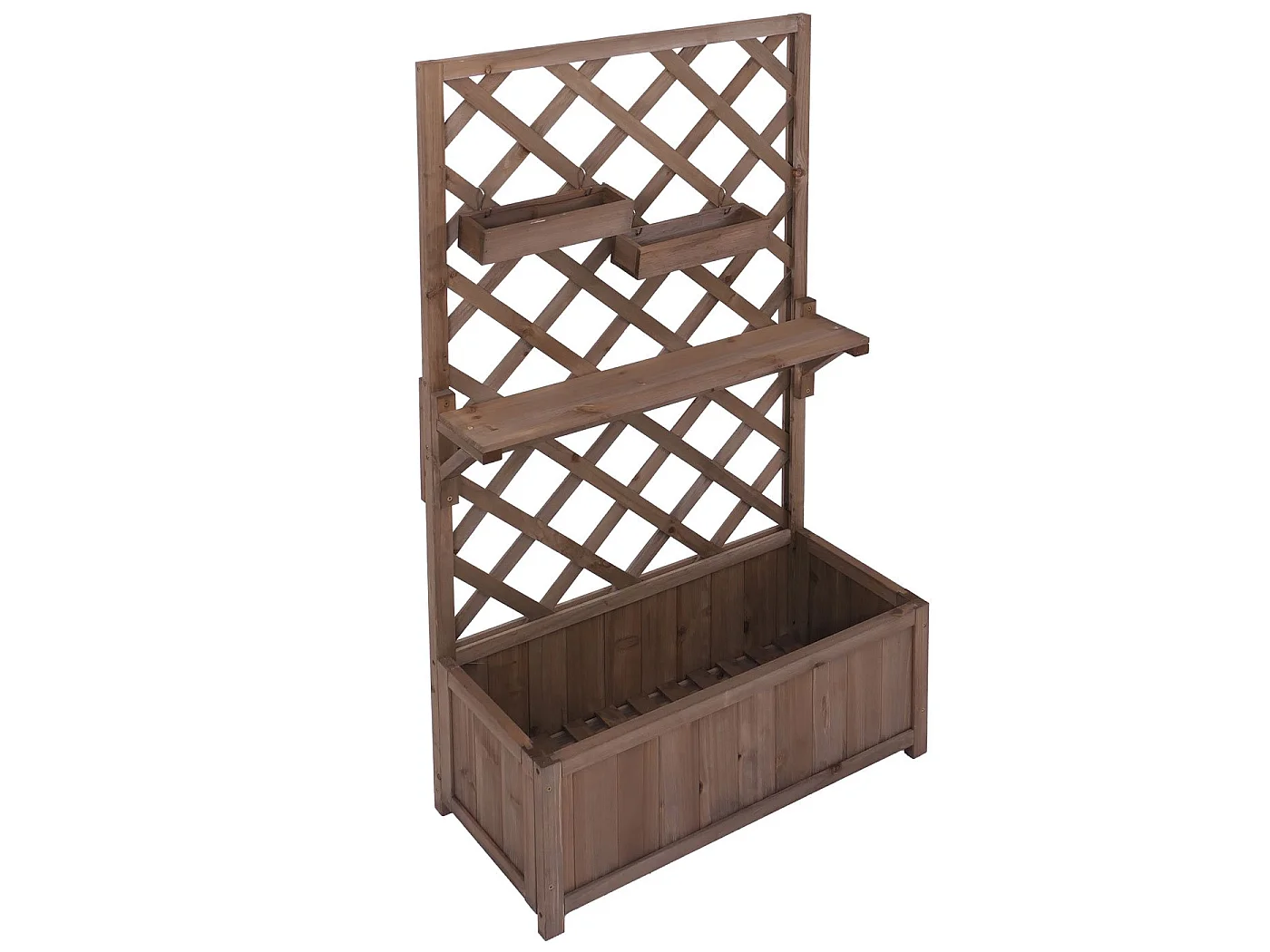 Canteiro elevado MCW-P68,  castanho