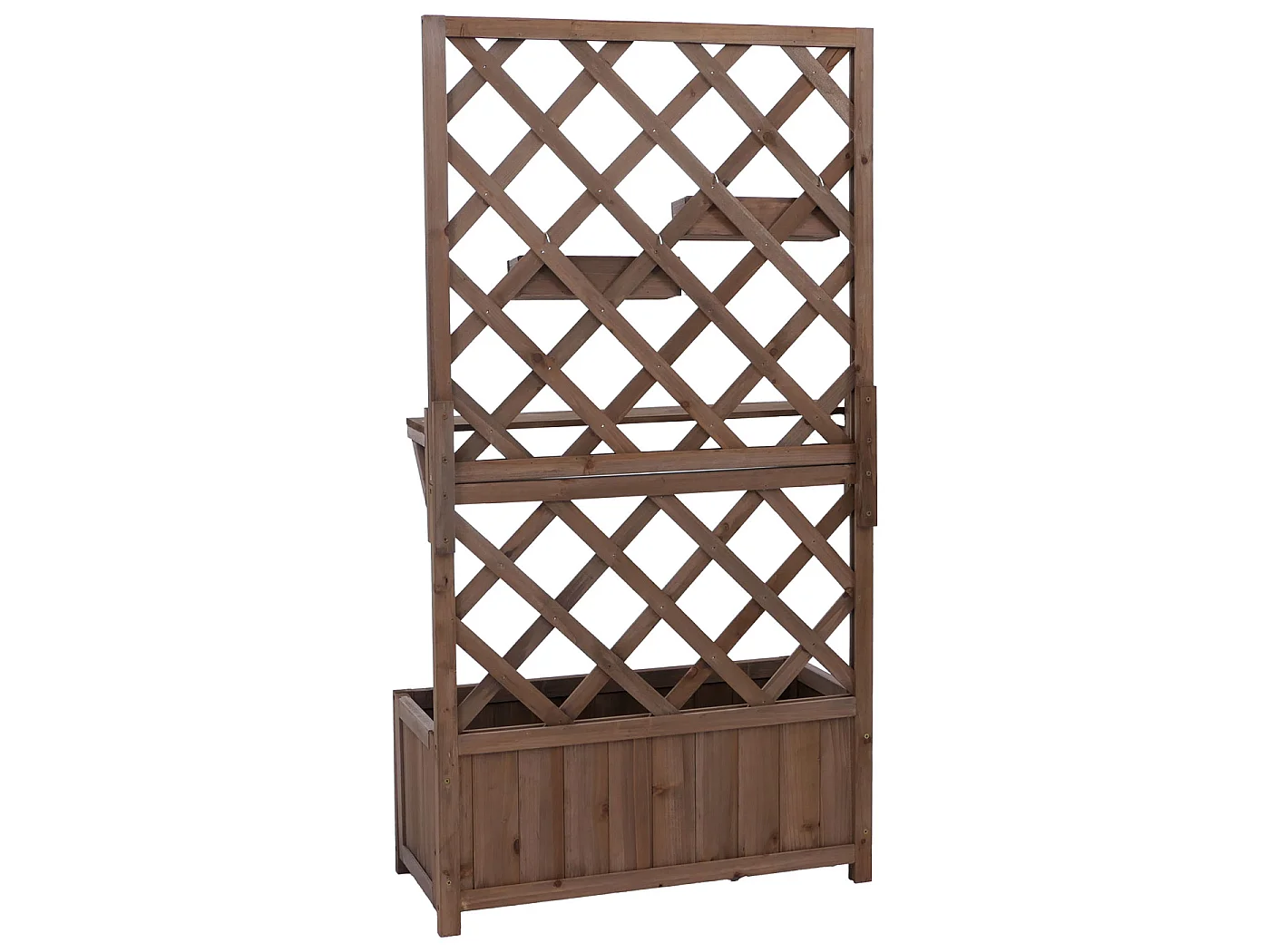 Canteiro elevado MCW-P68,  castanho