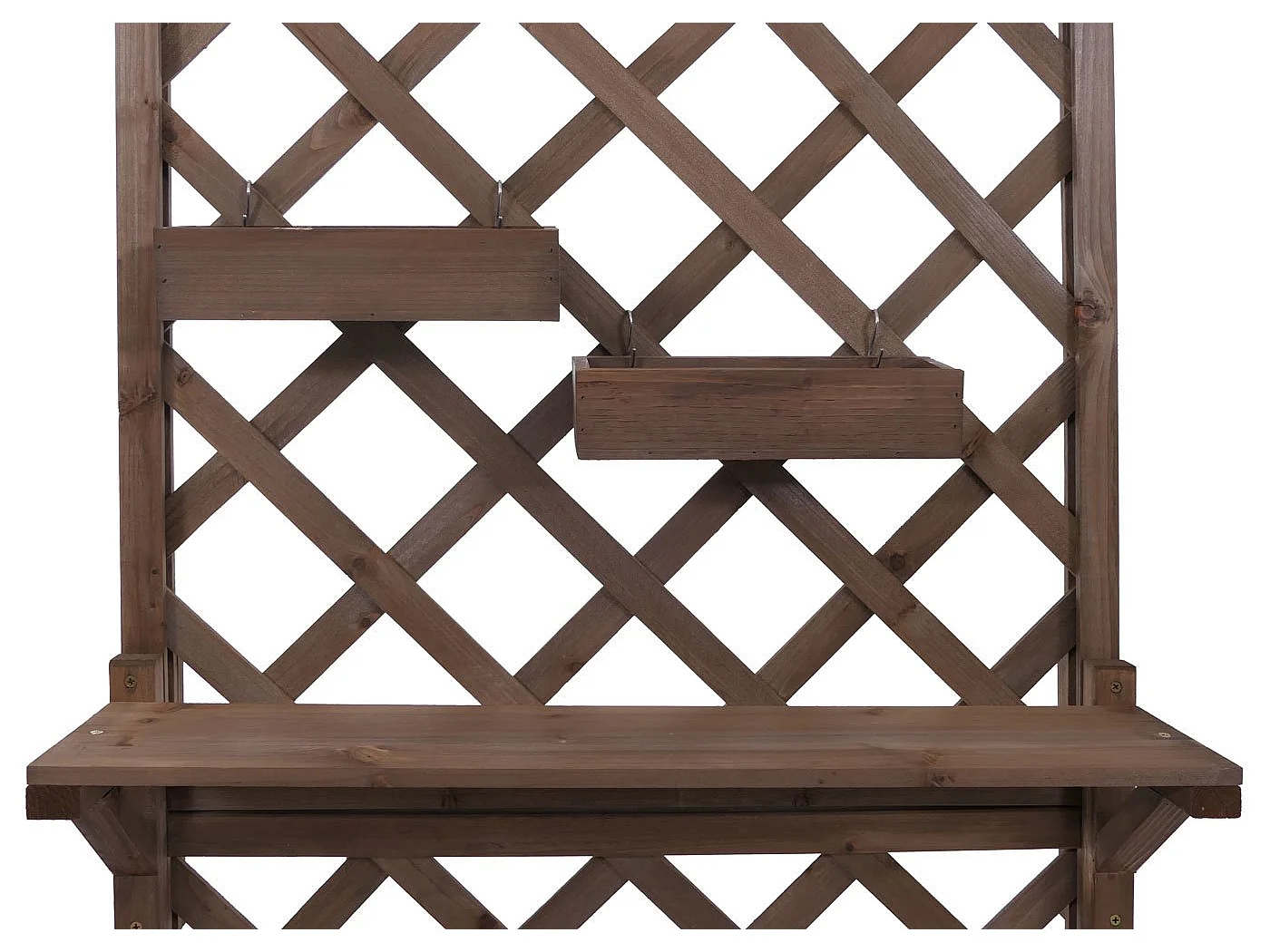 Canteiro elevado MCW-P68,  castanho